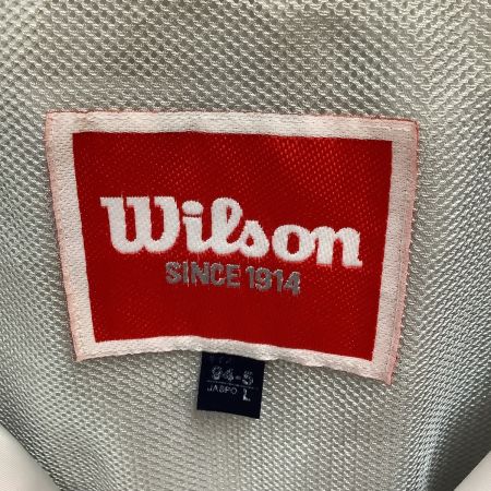 ウィルソン　ナイロンジャケット　90s since1914 紺✖️赤　ロゴあり