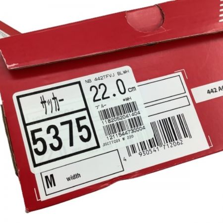  NEW BALANCE ニュー・バランス キッズ サッカーシューズ SIZE 22cm JSCTTCO1 ブルー