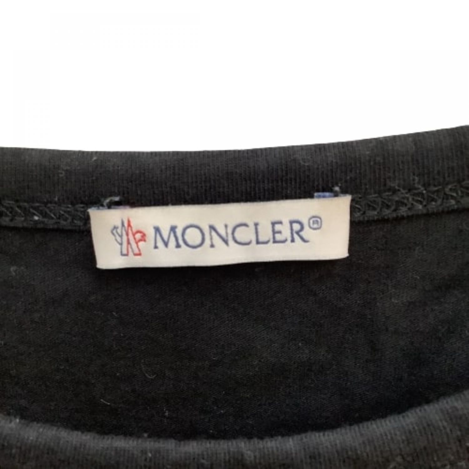 中古】 MONCLER モンクレール メンズ Tシャツ SIZE XL ブラック B 