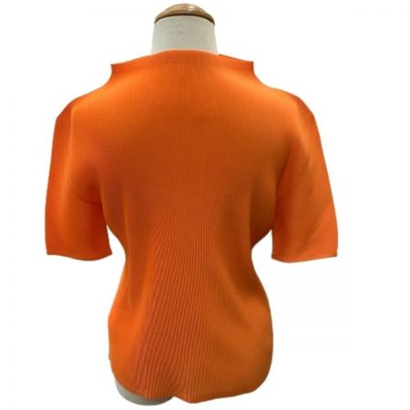  ISSEY MIYAKE イッセイミヤケ  PLATS PLEASE レディース カットソー SIZE 3 オレンジ