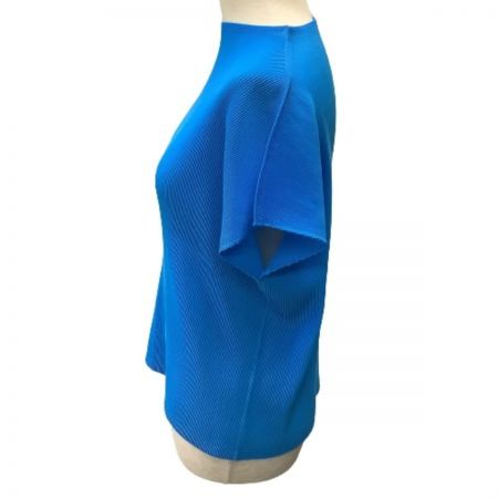  ISSEY MIYAKE イッセイミヤケ PLATS PLEASE  レディース カットソー SIZE 3 PP31-FK365 ブルー