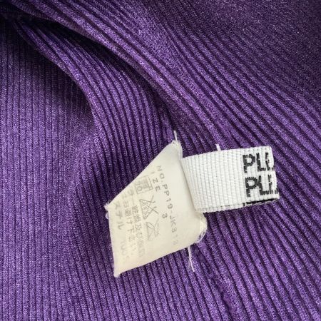  ISSEY MIYAKE イッセイミヤケ PLATS PLEASE レディース カットソー SIZE 3 PP19-JK313 パープル