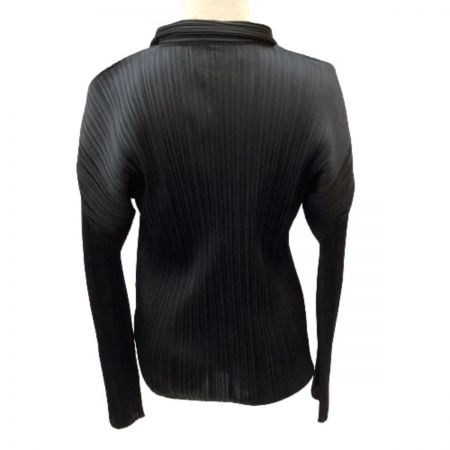  ISSEY MIYAKE イッセイミヤケ  PLATS PLEASE レディース シャツ カットソー SIZE 4 PP05-JJ001 ブラック