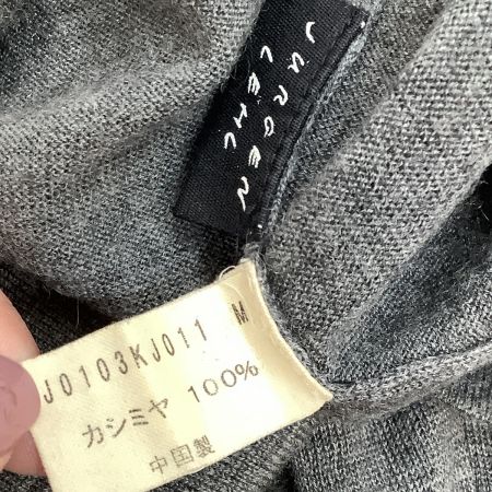  JURGEN LEHL ヨーガンレール レディース カーディガン SIZE M カシミヤ100% グレー