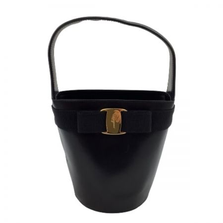  Ferragamo フェラガモ Vintage ヴィンテージ レディース ハンドバッグ  ブラック