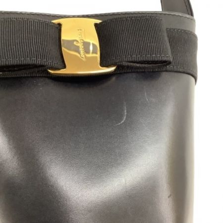  Ferragamo フェラガモ Vintage ヴィンテージ レディース ハンドバッグ  ブラック