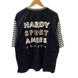 HARDY AMIES ハーディエイミス メンズ Tシャツ SIZE M ブラック Bランク