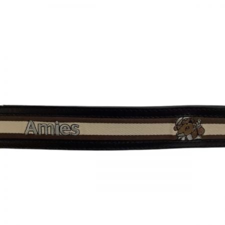  HARDY AMIES SPORT ハーディエイミス スポーツ メンズ ベルト SIZE F ブラック