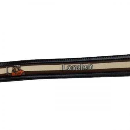  HARDY AMIES SPORT ハーディエイミス スポーツ メンズ ベルト SIZE F ブラック