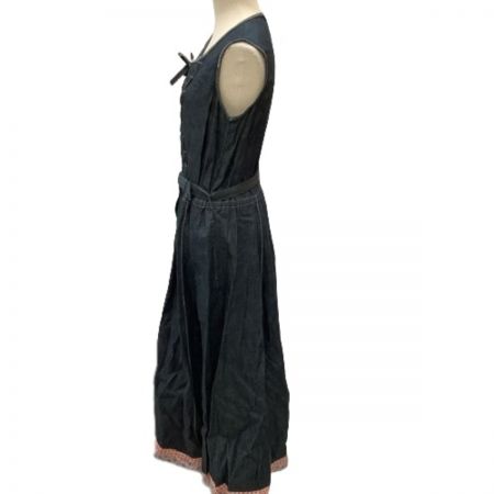  PINK HOUSE ピンクハウス レディース ノースリーブデニムワンピース リボン 花柄