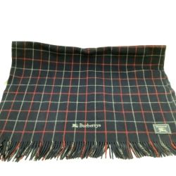 ♪♪ Burberrys バーバリーズ ひざ掛け ストール ネイビー Bランク