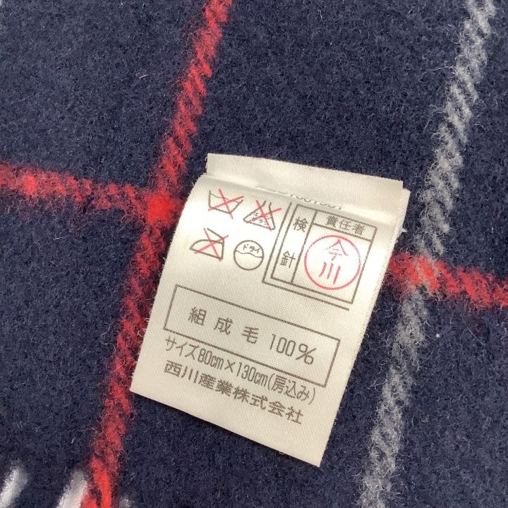 Burberrys バーバリーズ ひざ掛け ストール ネイビー - 中古