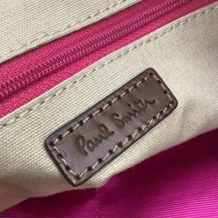 Paul Smith ポールスミス レディース トートバッグ ミニポーチ付き ベージュ