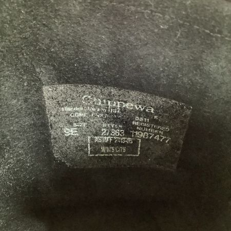  CHIPPEWA USA チペワ メンズ エンジニアブーツ SIZE 9E（27cm） 27863 ブラック