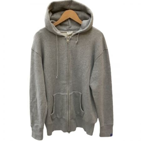  LOOPWHEELER ループウィラー メンズ パーカー SIZE XL グレー