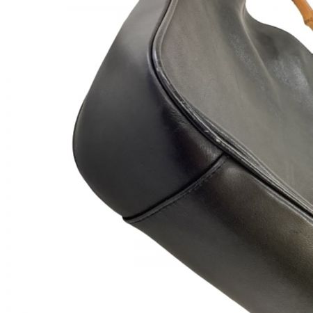  GUCCI グッチ レディース ハンドバッグ バンブー レザー 001-1638 200047 ブラック