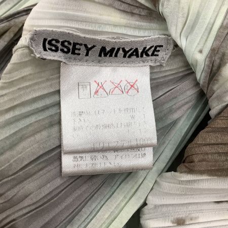  ISSEY MIYAKE イッセイミヤケ PLATS PLEASE 1999 レディース ワンピース 水墨 SIZE M