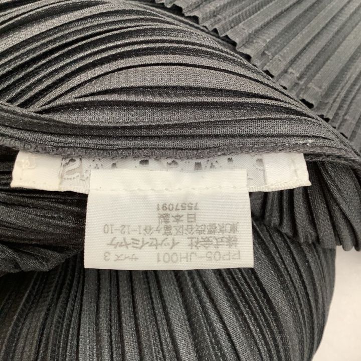 ISSEY MIYAKE イッセイミヤケ PLEATS PLEASE レディース プリーツ ロングワンピース SIZE 3  グレー｜中古｜なんでもリサイクルビッグバン