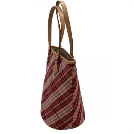  BURBERRY BLUE LABEL バーバリーブルーレーベル バーバリーブルーレーベル ハンドバッグ レッド