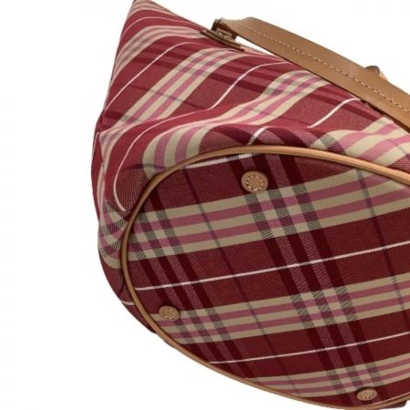  BURBERRY BLUE LABEL バーバリーブルーレーベル バーバリーブルーレーベル ハンドバッグ レッド