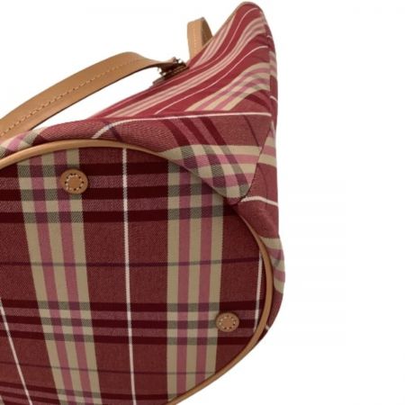  BURBERRY BLUE LABEL バーバリーブルーレーベル バーバリーブルーレーベル ハンドバッグ レッド