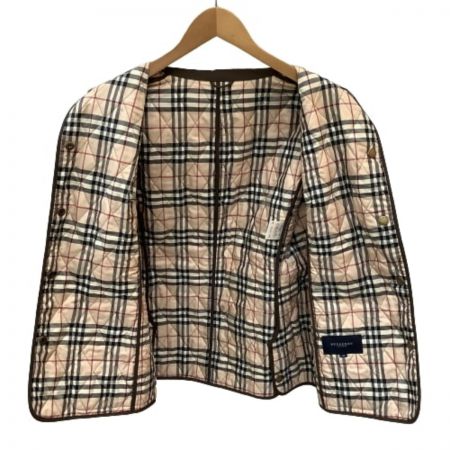  BURBERRY LONDON バーバリーロンドン レディース キルティングコート SIZE 40 ブラウン