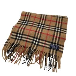 ♪♪ Burberrys バーバリーズ マフラー カシミヤ100％ ベージュ Bランク