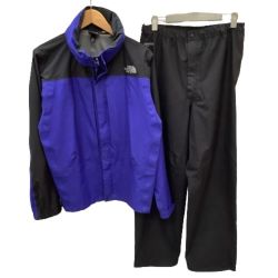 ♪♪ THE NORTH FACE ザノースフェイス  セットアップ 上下セット SIZE XL NP11202 ブルー×ブラック Bランク