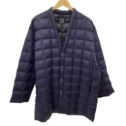 TAION 体温 メンズ ダウンジャケット SIZE 2 ダウン95％ ネイビー Bランク