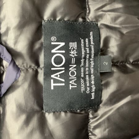 TAION 体温 メンズ ダウンジャケット SIZE 2 ダウン95％ ネイビー