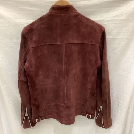  Schott ショット メンズ ライダースジャケット レザージャケット 羊革 スウェード SIZE M ブラウン