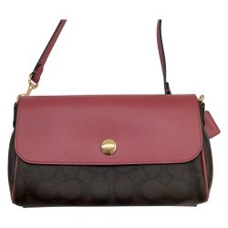 ♪♪ COACH コーチ レディース ショルダーバッグ  F59534 ブラウン Bランク