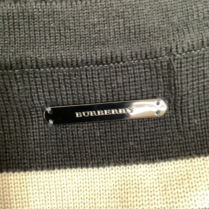 BURBERRY LONDON バーバリーロンドン レディース ニットワンピース SIZE 1 ブラック×ベージュ｜中古｜なんでもリサイクルビッグバン