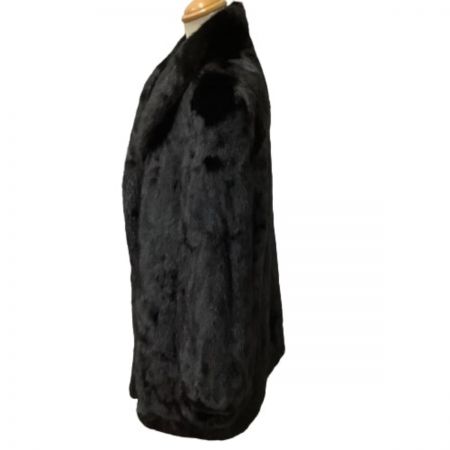  SAGAMINK×Bell Vison サガミンク×ベルビジョン レディース 毛皮 ミンクコート SIZE 15号 ブラック