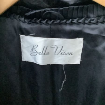  SAGAMINK×Bell Vison サガミンク×ベルビジョン レディース 毛皮 ミンクコート SIZE 15号 ブラック