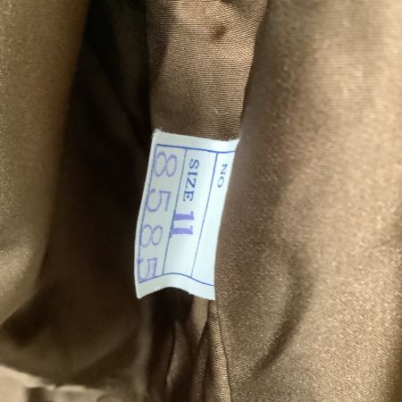  KESKA レディース 毛皮 ミンクハーフコート SIZE 11号 ブラウン