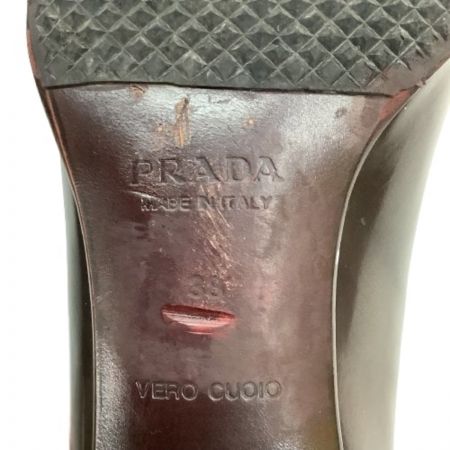  PRADA プラダ レディース パンプス SIZE 38（24cm） ブラウン