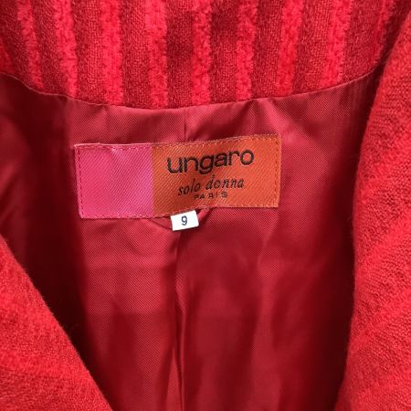 UNGARO ウンガロ Vintage ヴィンテージ レディース コート SIZE 9号 レッド