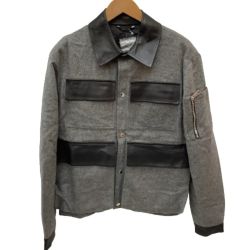 ♪♪ ANDREA INCONTRI アンドレアインコントリ メンズ ジャケット SIZE 48 グレー Bランク