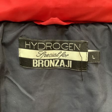  HYDROGEN ハイドロゲン メンズ ダウンジャケット SIZE L レッド