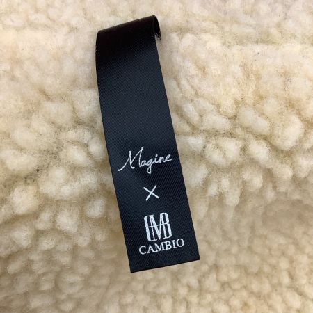 magine×cambio マージン×カンビオ メンズ ジャケット ボア SIZE 46 カーキ
