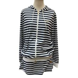 Callaway Golf キャロウェイゴルフ レディース セットアップ ワンピース SIZE L ネイビー×ホワイト Bランク