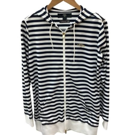 Callaway Golf キャロウェイゴルフ レディース セットアップ ワンピース SIZE L ネイビー×ホワイト