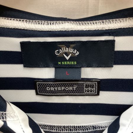 Callaway Golf キャロウェイゴルフ レディース セットアップ ワンピース SIZE L ネイビー×ホワイト