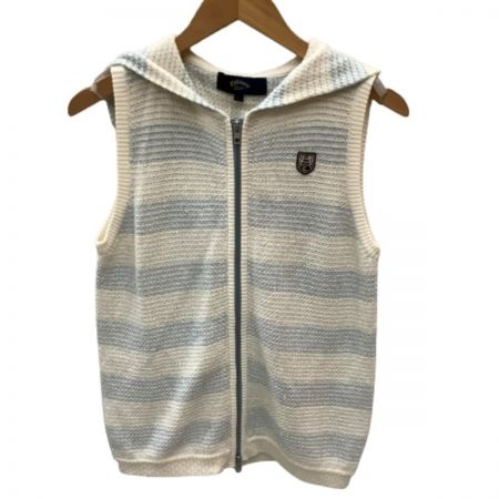  Callaway Golf キャロウェイゴルフ レディース ワンピース ノースリーブ SIZE L ネイビー×白×スカイブルー