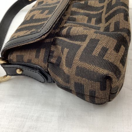  FENDI フェンディ レディース ハンドバッグ ミニバッグ ポーチ ズッカ ブラック