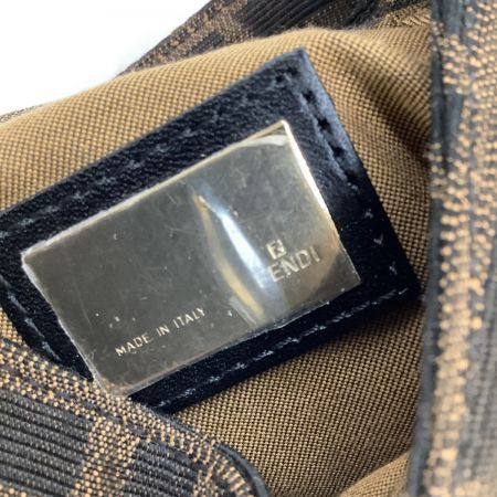  FENDI フェンディ レディース ハンドバッグ ミニバッグ ポーチ ズッカ ブラック