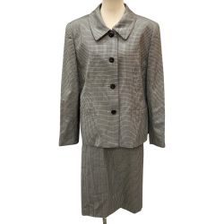 ♪♪ Burberrys バーバリーズ レディース セットアップスーツ ジャケット スカート  SIZE 13号 チェック ベージュ Bランク