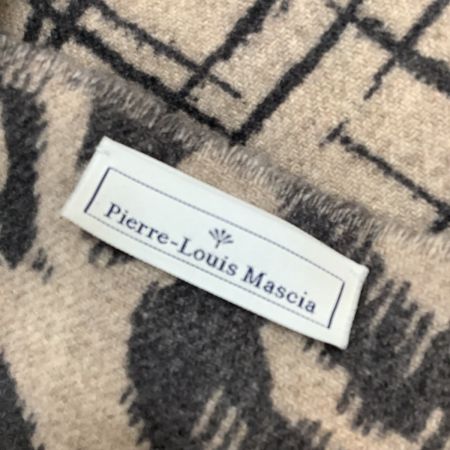  pierre-louis mascia ピエール-ルイ マシア レディース ストール アニマル柄 ヒョウ柄 ブラウン