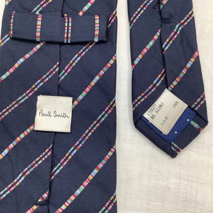【高品質好評】中古保管品　グッチ　ポールスミス　ネクタイ　２本セット　ブルー　柄 小物